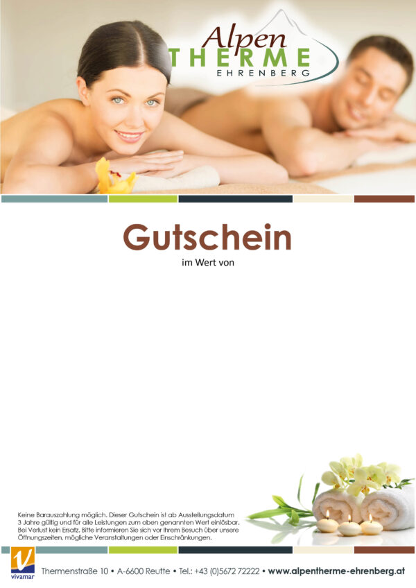 Gutschein Massage